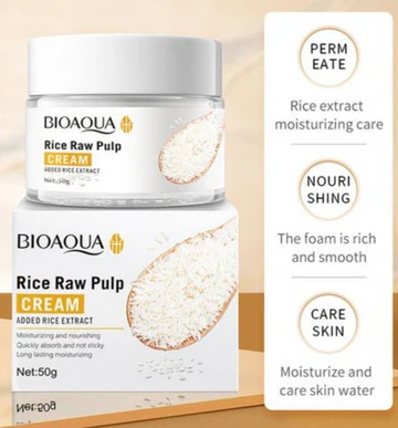Bioaqua Rice Raw Pulp Face Cream
