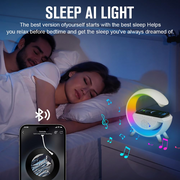 G Lamp Speaker with Digital Clock & RGB Wireless Charger – The Ultimate 3-in-1 Smart Gadget